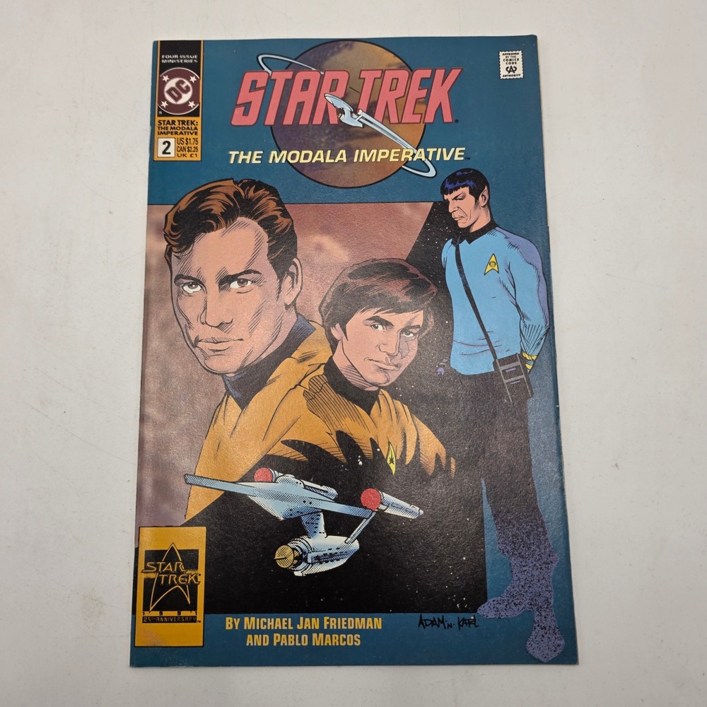 DC Comics Star Trek The Modala Imperative 2 Kirk Spock Sci-Fi 25th Anniv 1991